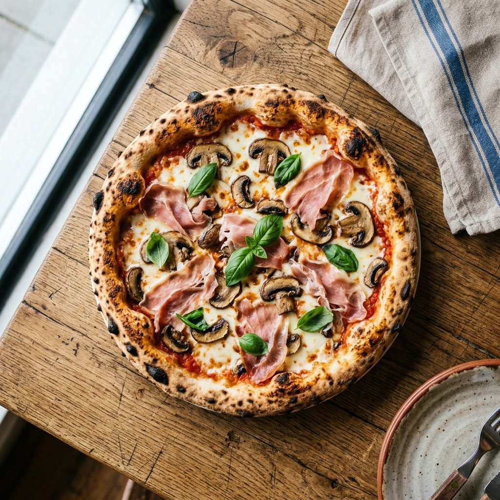 PIZZABOB Funghi-Pizza mit Champignons
